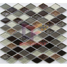 Modern Design Hexagon Ceramic Mix Glass Mosaic (CST210)